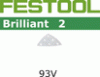 Brilliant 2 Triangular Sheets 93mm/50 Brilliant 2 Triangular Sheets 93mm/50