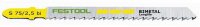 Jigsaw Blade HS75/2.5 BI 5 Pack