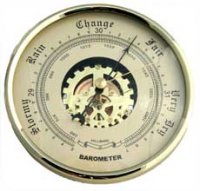 180mm Barometer Ivory