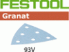 Granat Triangular Sheets 93mm/50 Granat Triangular Sheets 93mm/50