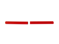 7mm Pen Coloured Tube Set Red