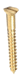 Brass C/sunk Screws 38mm x 10g x 200