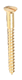 Brass C/sunk Screws 50mm x 10g x 20