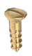 Brass Rsd/head Screws 13mm x 6g x 20