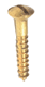 Brass Rsd/head Screws 19mm x 4g x 20