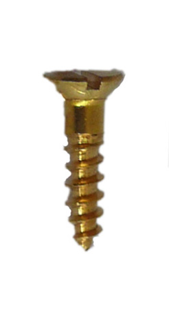 Brass C/Sunk Screws 7mm x 1g x 200 - Click Image to Close