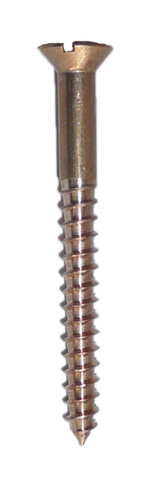 Sil Bronze Screws C/s 45mm x 12g x 20 - Click Image to Close