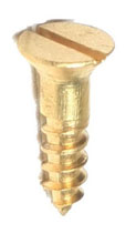 Brass C/Sunk Screws13mm x 6g x 20