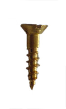Brass C/Sunk Screws 13mm x 2g x 200