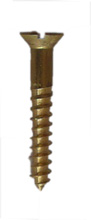 Brass C/sunk Screws 25mm x 6g x 20