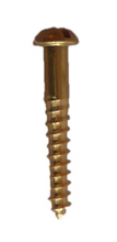 Brass R/head Screws 38mm x 12g x 20
