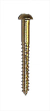 Brass R/head Screws 38mm x 8g x 20
