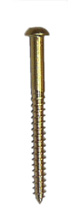 Brass R/head Screws 50mm x 8g x 20