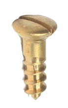Brass Rsd/head Screws 13mm x 4g x 20