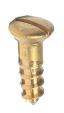 Brass Rsd/head Screws 13mm x 6g x 20