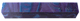 Acrylic Pen Blank 20 Aqua/Purple/Black