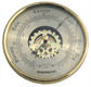 90mm Barometer Gold